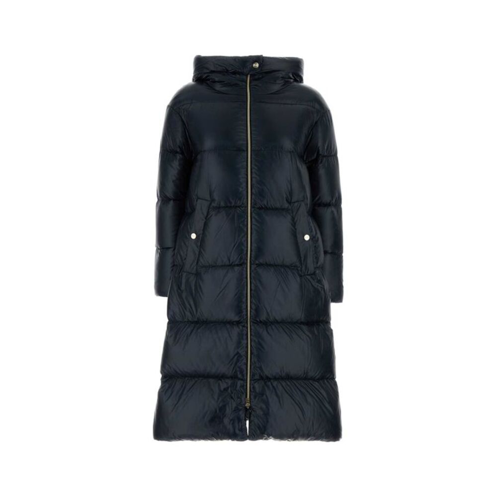 Herno Women Navy Blue Nylon Down Jacket